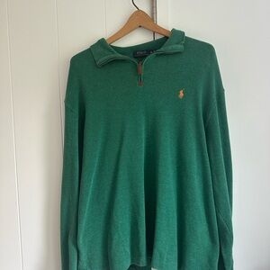 Polo by Ralph Lauren Green Zip Up Sweater